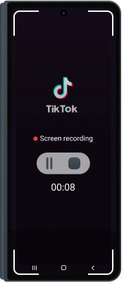 Record the phone display